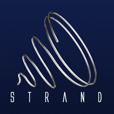 Strand-chrome_on_blue_gradient
